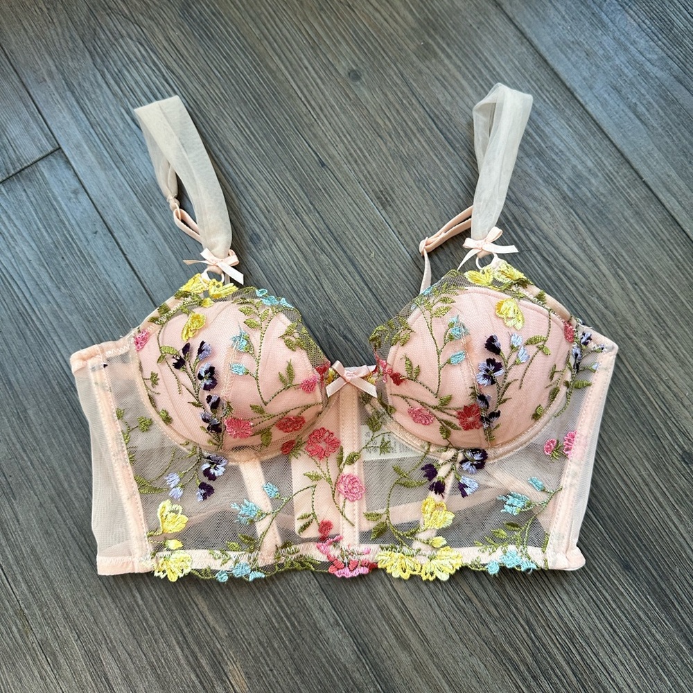 Floral corset
